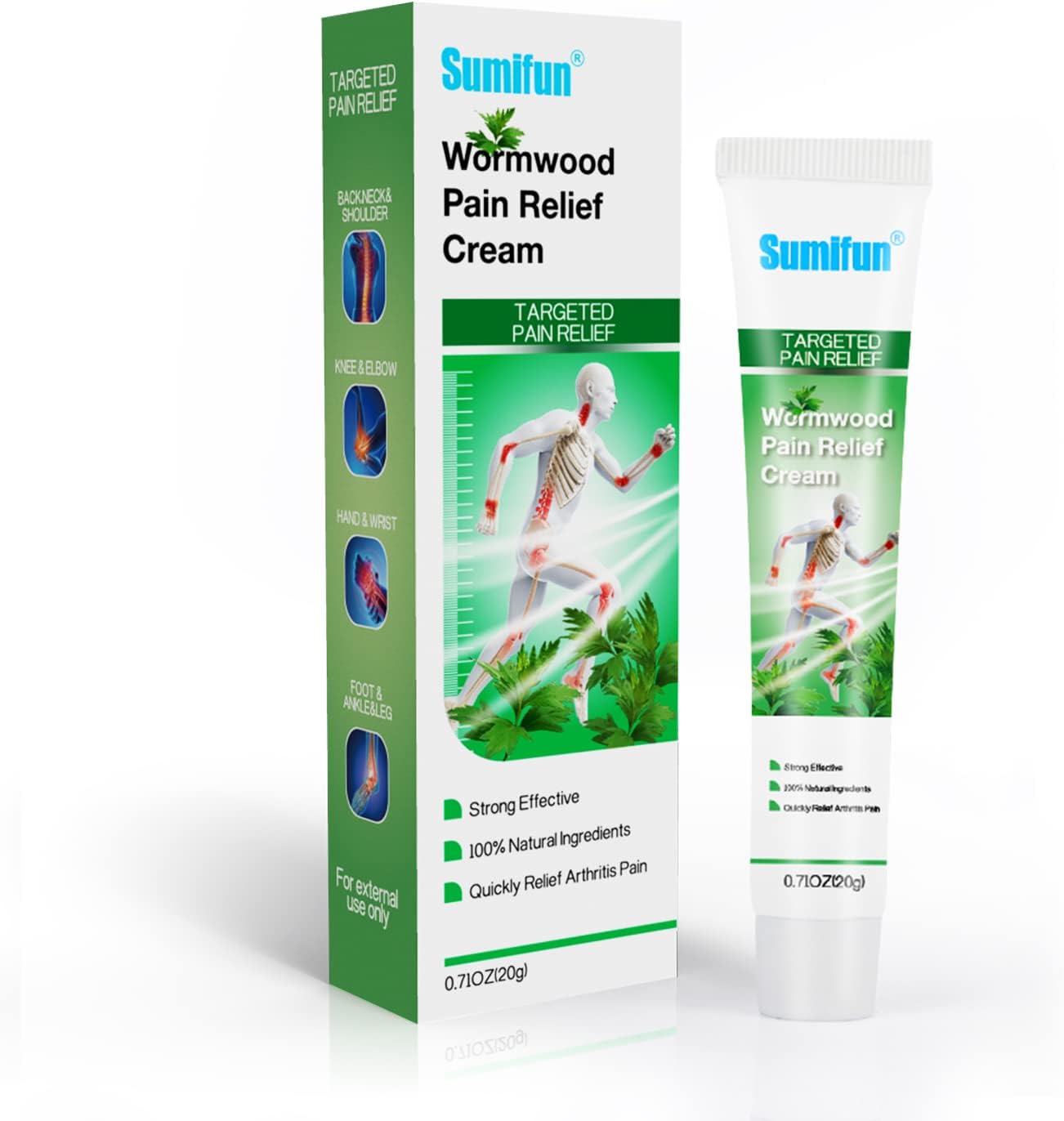 Sumifun Pain Relief Cream, Tiger Cream for Arthritis, Muscle, Joint, and Back Pain - Relief for Hand, Body &amp;amp;amp; Muscle Aches - 6 Counts