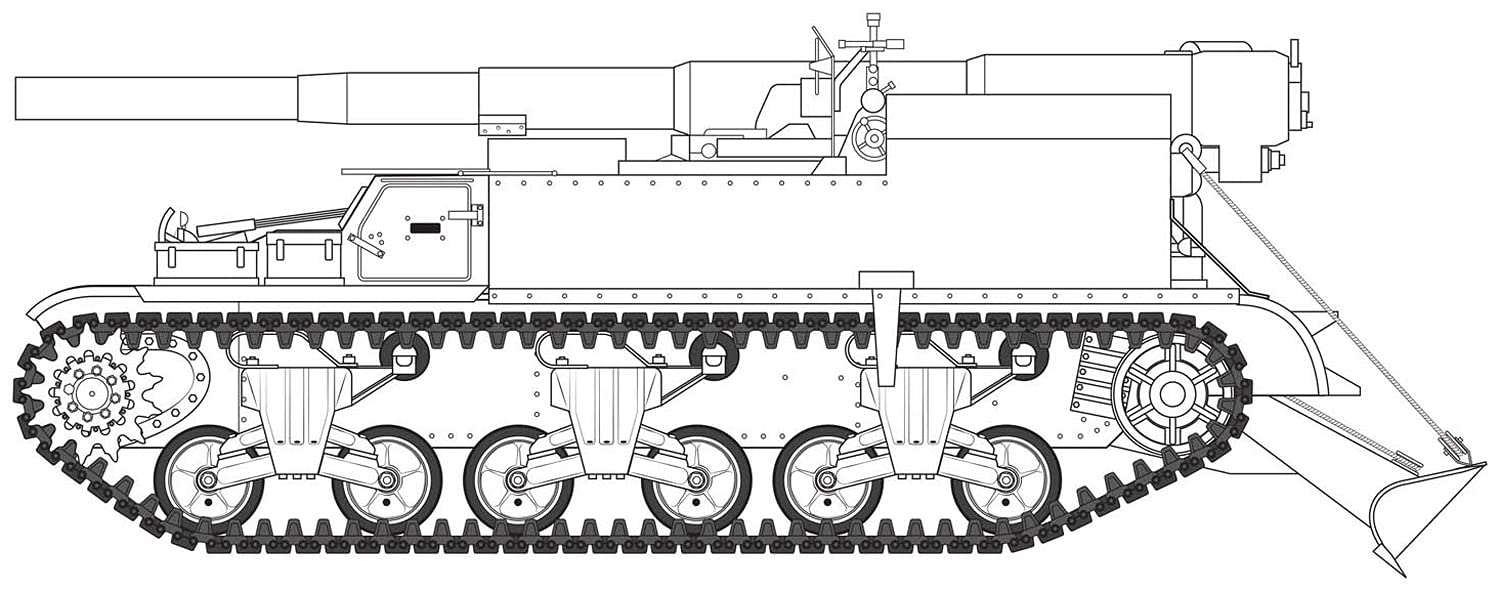 アカデミー 1/35 M-12 155mm 他　計４個セット エアフィックス(アカデミー)1/35 M12GMCを作る - ナイトウモデルズ