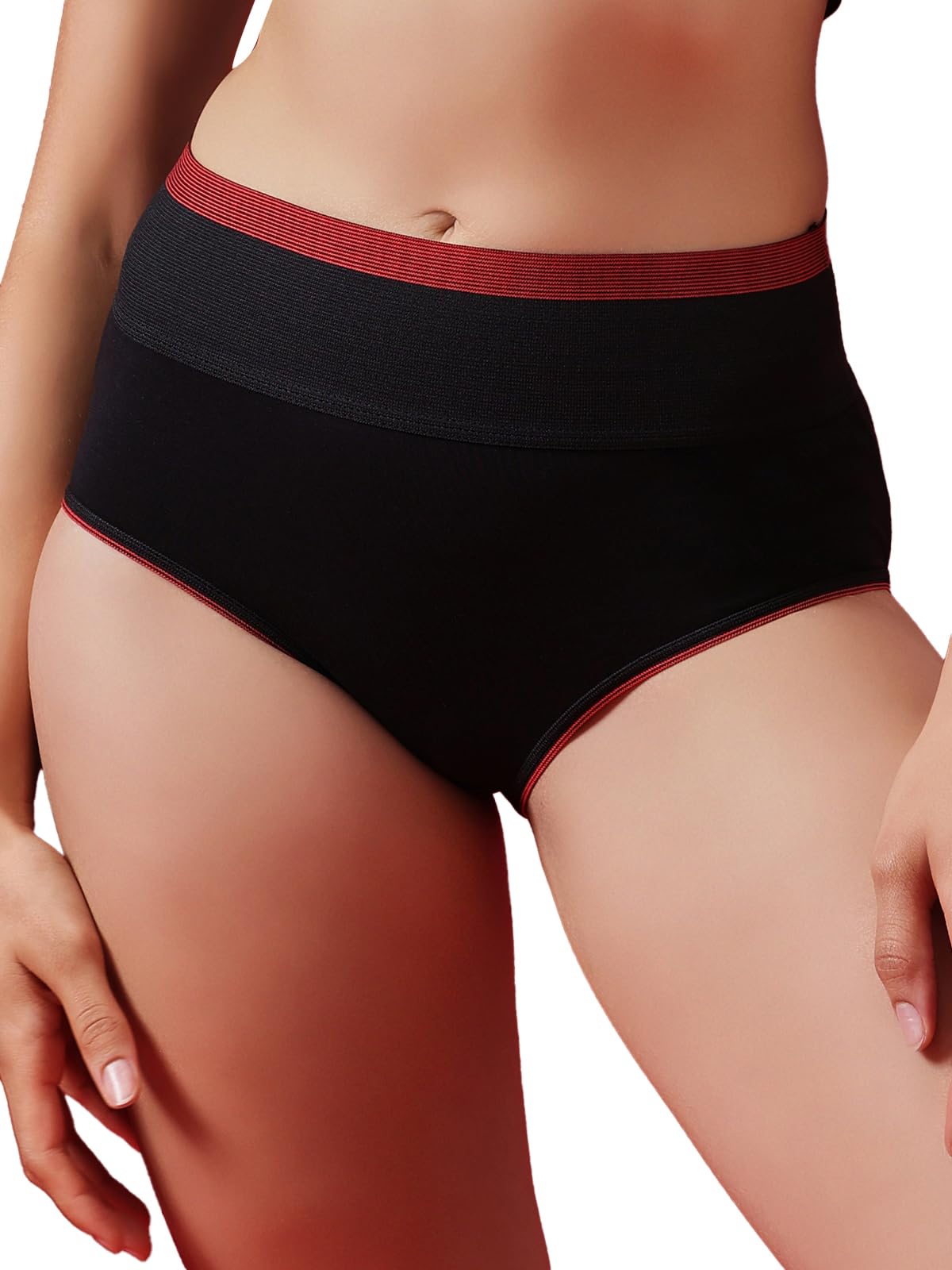 clovia Women's High Waist Hipster Tummy Tucker Panty-picture-11