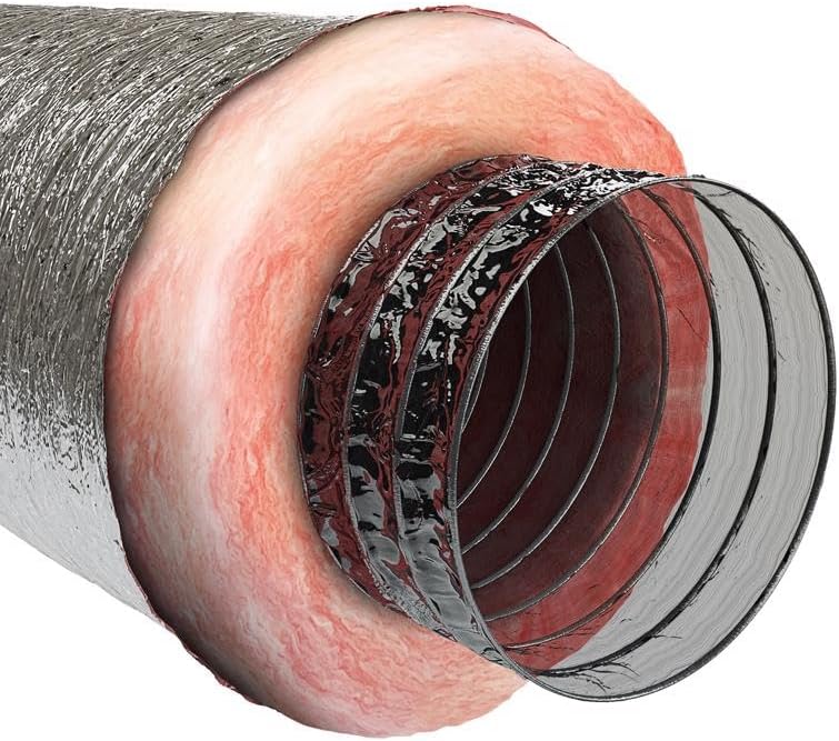 25 ft. x 6 in. Silver Poly Duct