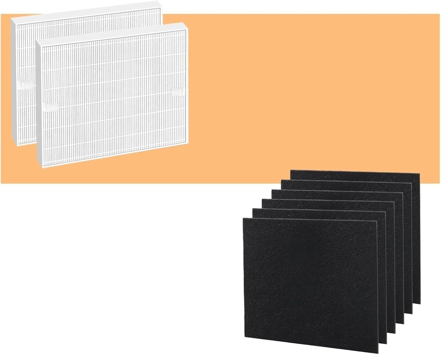 2 Packs Of Air Purifier Replacement Filters. Compatible For Coway Airmega AP-1512HH 200M