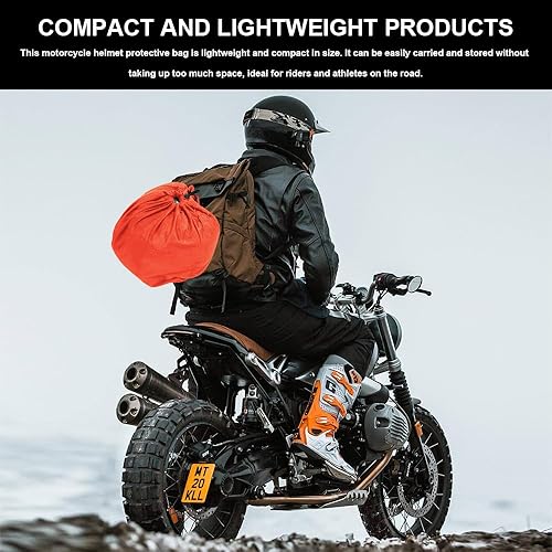 Miniatura 5 de Bolsa para casco de motocicleta, bolsas para casco, bolsa con cordón para casco, bolsa de viaje, mochilas para casco, organizador de casco de