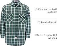 Vista 39 de BOCOMAL FR Shirts 6.25oz Camisas de soldadura ligeras Camiseta ignífuga para hombre ignífuga Gris