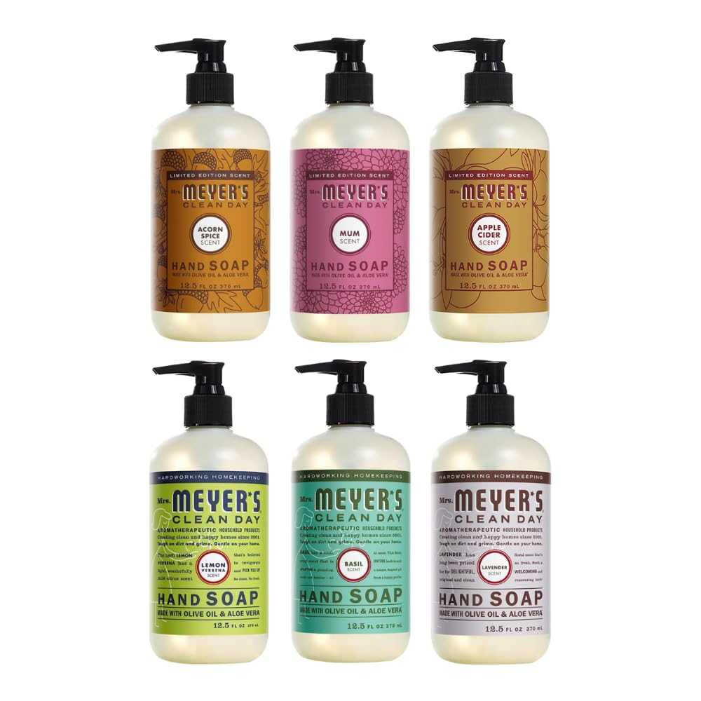 Mrs. Meyer's Liquid Hand Soap, Fall Variety 4-Pack - Image 2