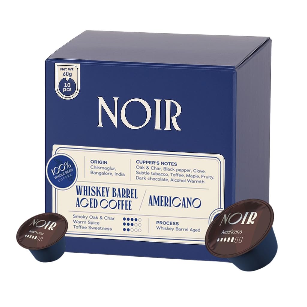Noir's Whiskey Barrel Aged Coffee Pods | Smoky, Boozy and Dark Cherry Notes | Pack of 10-image-43