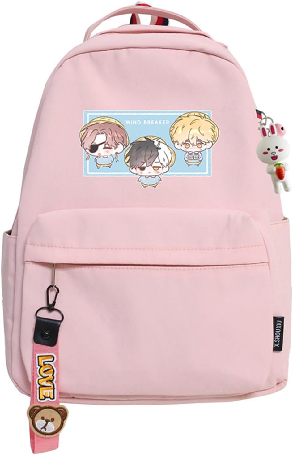 Anime Wind Breaker Cute Backpack Schoolbag Satchel Daypack School Bag Bookbag 1