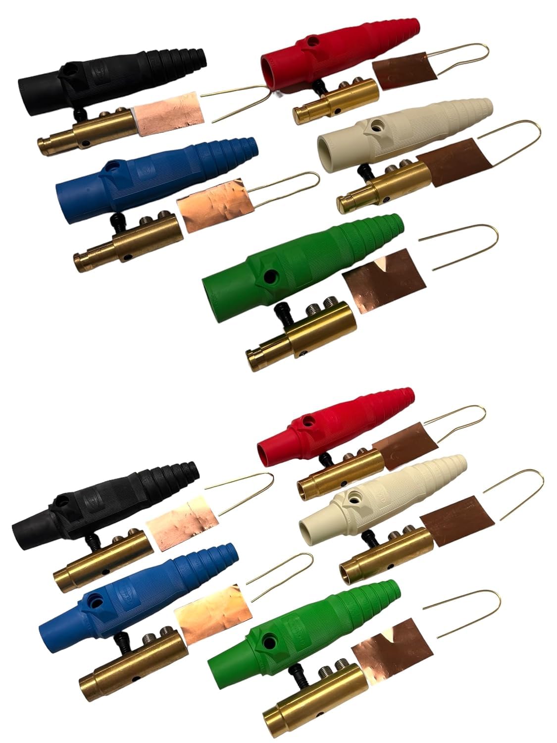 Hubbell 10 PC Male and Female Camlock Set, Series 16 300 AMP, 600V