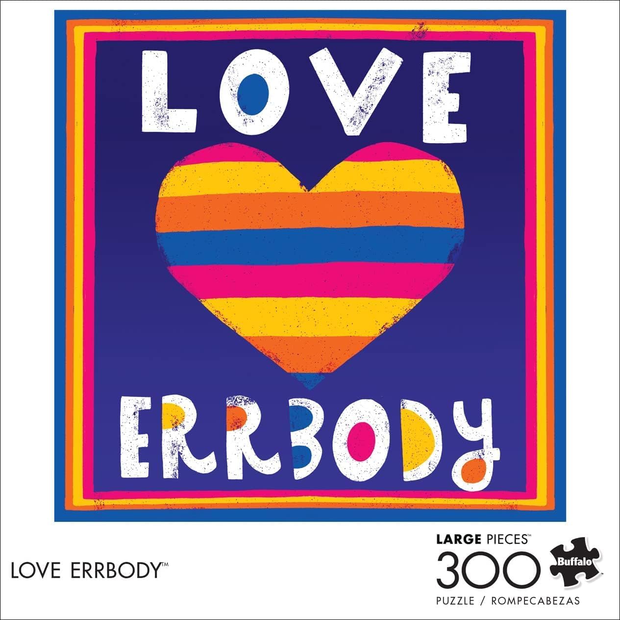 Buffalo Games - Tequitla Andrews - Love Errbody - 300 Piece Jigsaw Puzzle for Adults Challenging Puzzle Perfect for Game Nights - Finished Size is 21.25 x 15.00