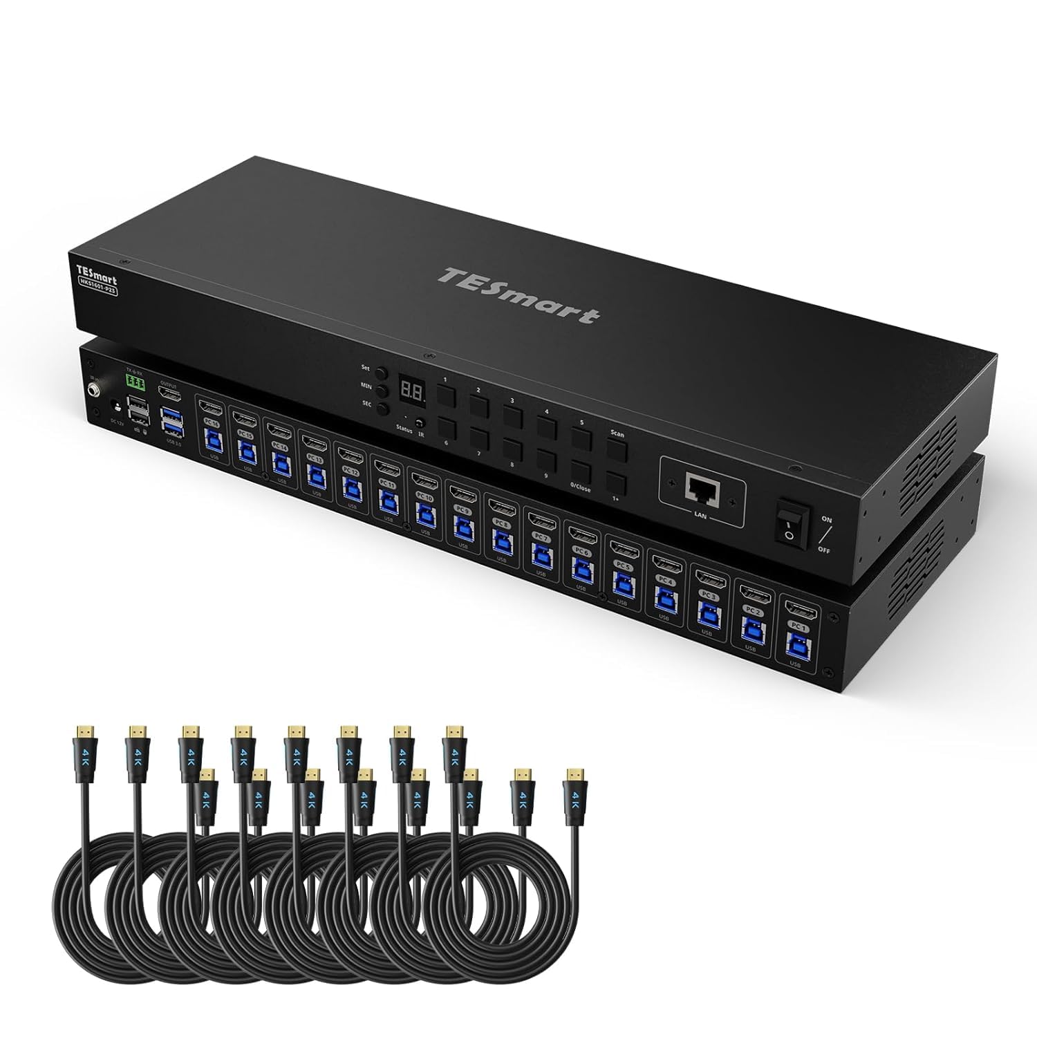 Amazon.com: TESmart 16X1 HDMI KVM Switch USB 3.0, 4K@60Hz Amazon.com: TESmart 16X1 HDMI KVM Switch USB 3.0, 4K@60Hz