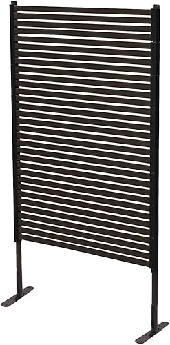 Miniatura 7 de Pantalla decorativa de privacidad con soporte, 3 pies de ancho x 5/6 pies de alto, pantallas de privacidad y paneles independientes para interiores