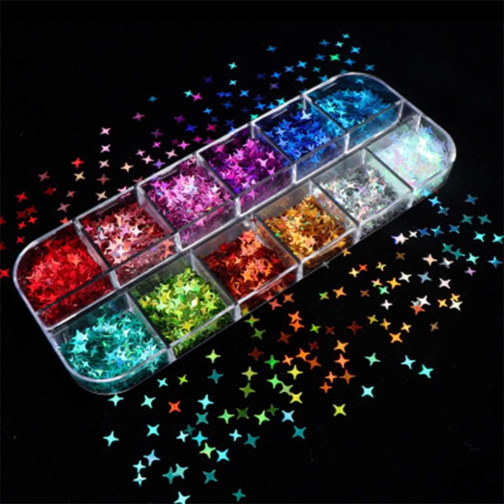 Fluorescent Sequins Flakes Resin Epoxy Mold, for Jewelry Filling Glow in the Dark Holographics Glitter