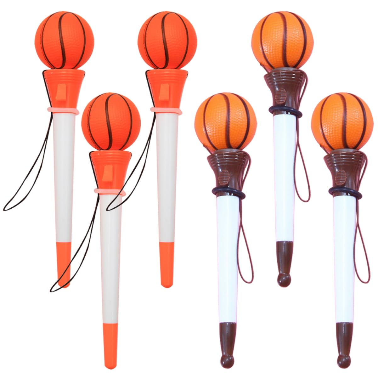 NUOBESTY 4 Set Penna A Sfera Da Basket Penne Per Ragazzi Evidenziatori Cestino Sport Netball Pennagel Penne A Inchiostro Nero Per Donna Penne A Sfera Da Basket Plastica 6 Pezzi * 4