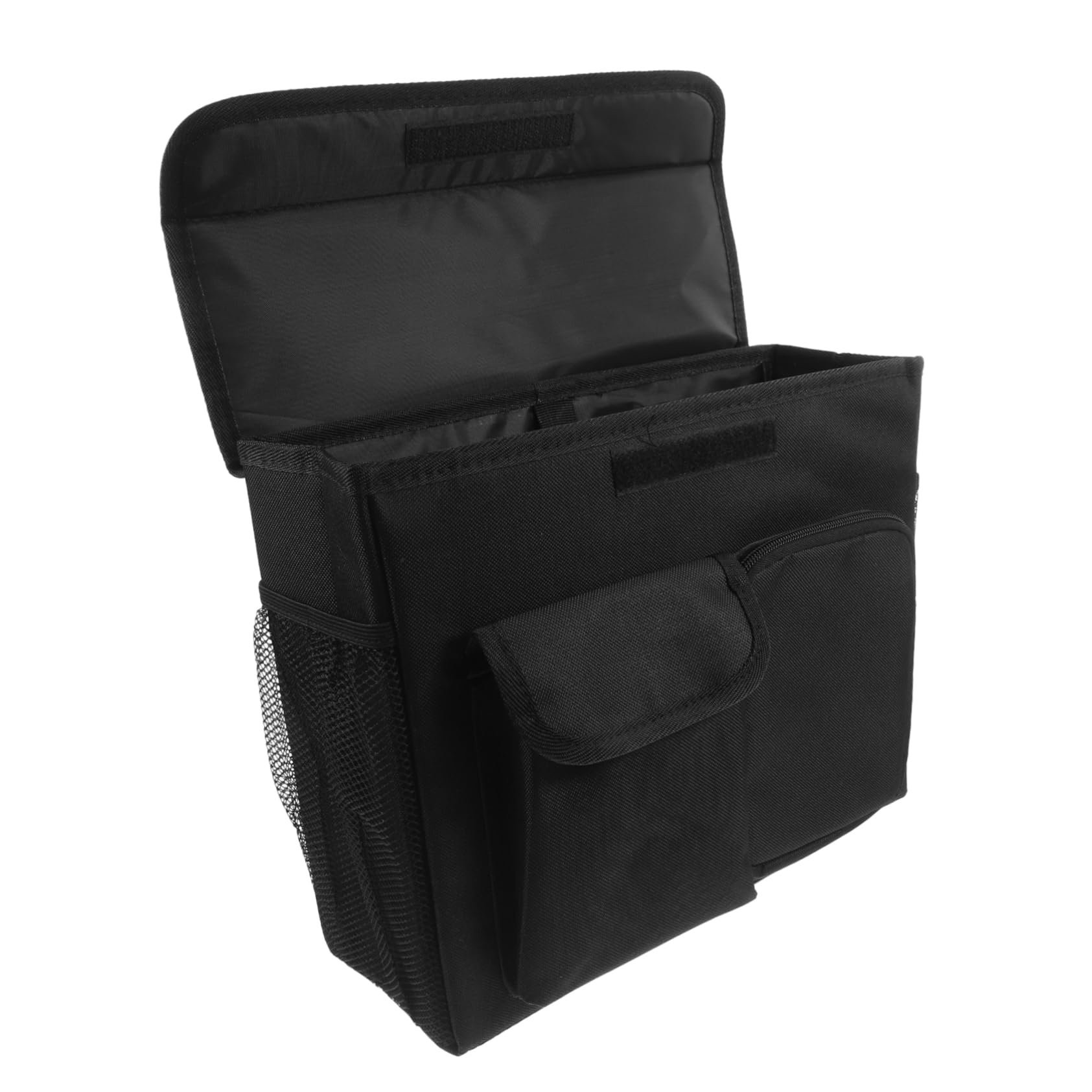 VALICLUD Borsa per Sedia a Rotelle e Rollator, Organizer Oxford Nero Tasche Multiple, Grande Capacità per Anziani