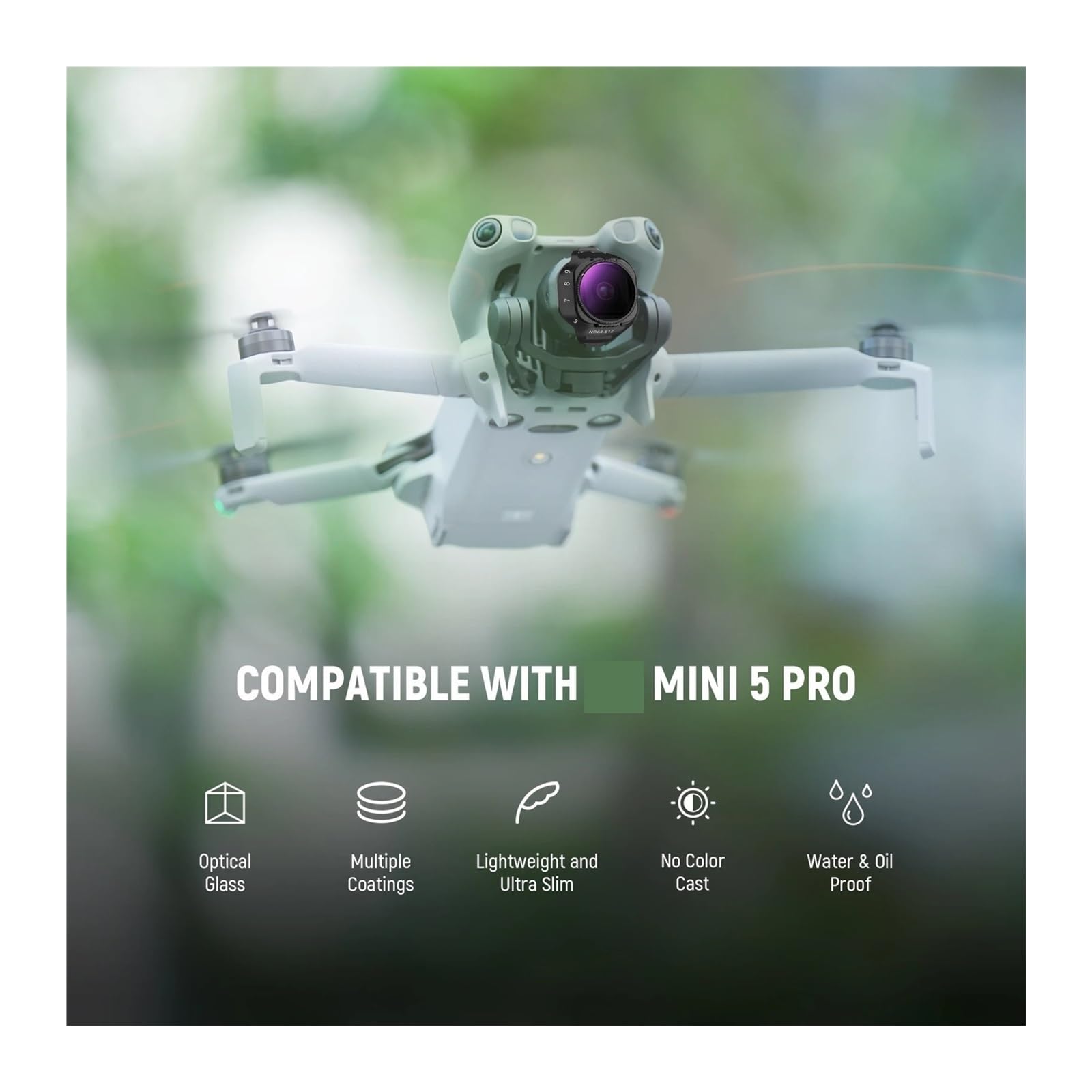 Compatible for DJI, Jeu De Filtres ND Variables for Drone