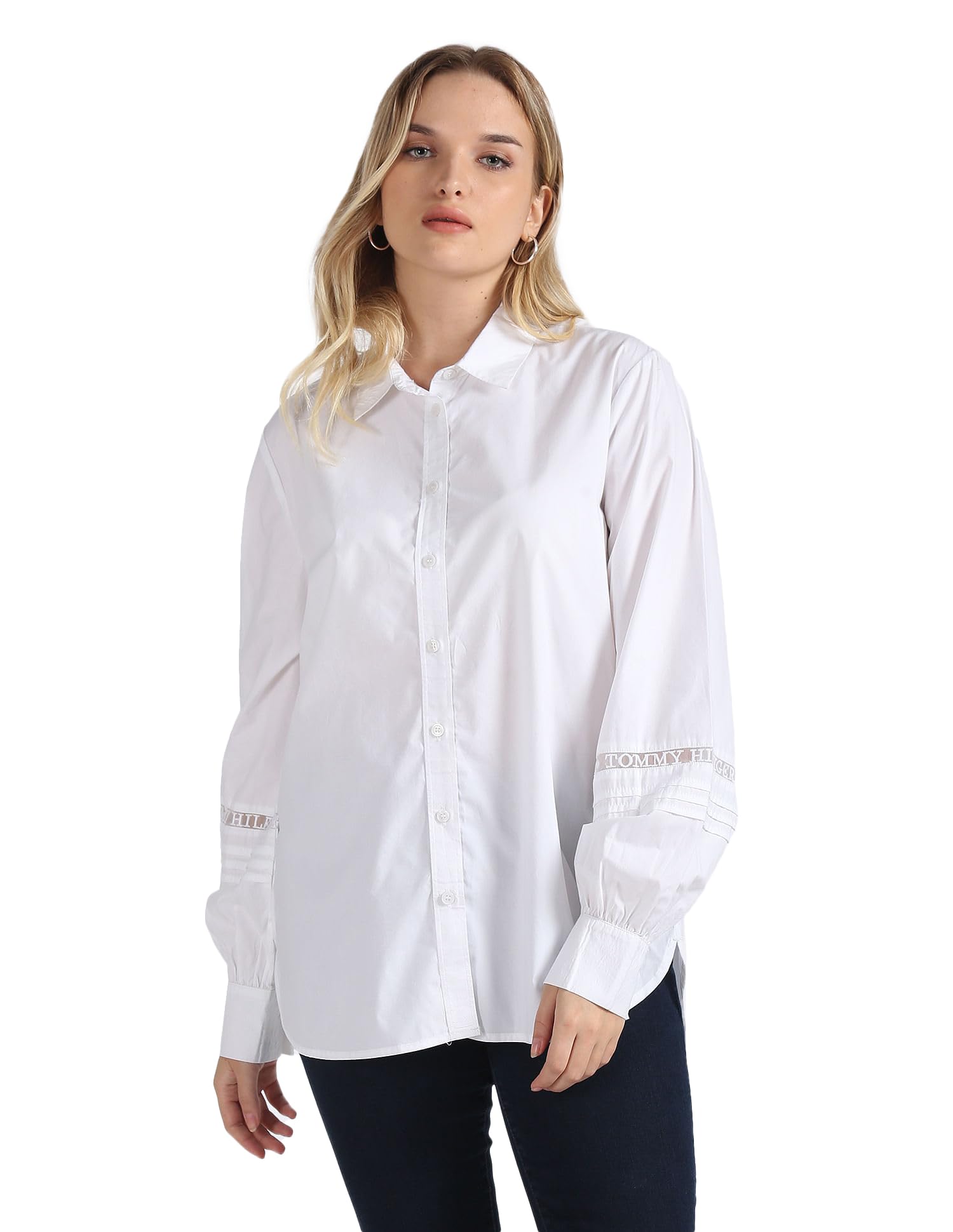 tommy hilfiger Women's Cotton Regular Fit T-Shirt-picture-35