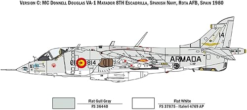 Miniatura 4 de Italeri ITA1410 AV-8A Harrier - Maqueta de construcción (escala 172)