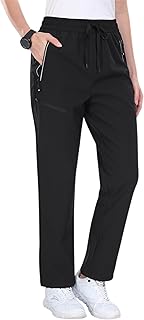 MoFiz Women's Hiking Pants Insulated Outdoor Snow Ski Pants Warm Winter Soft Shell with Zipper Pockets Price In India