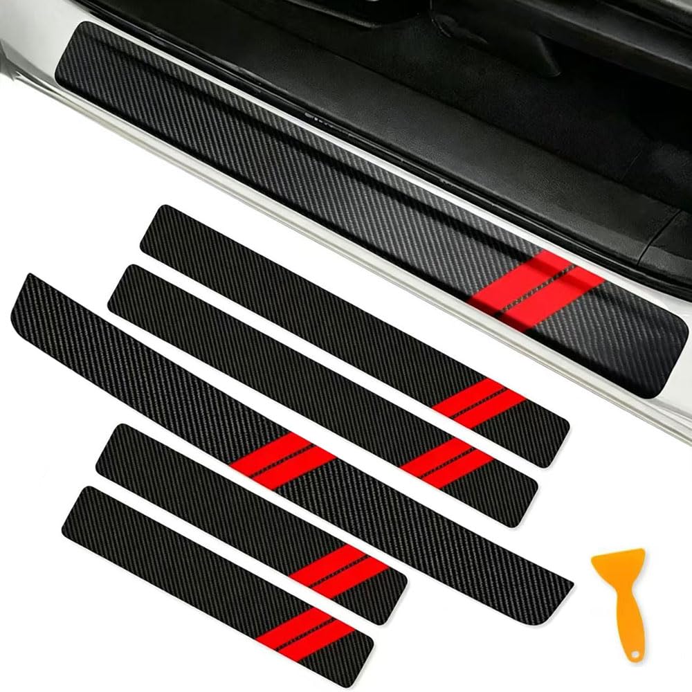 ALAFAY Car Door Sill Protector for Skoda Yeti 2009-2017,