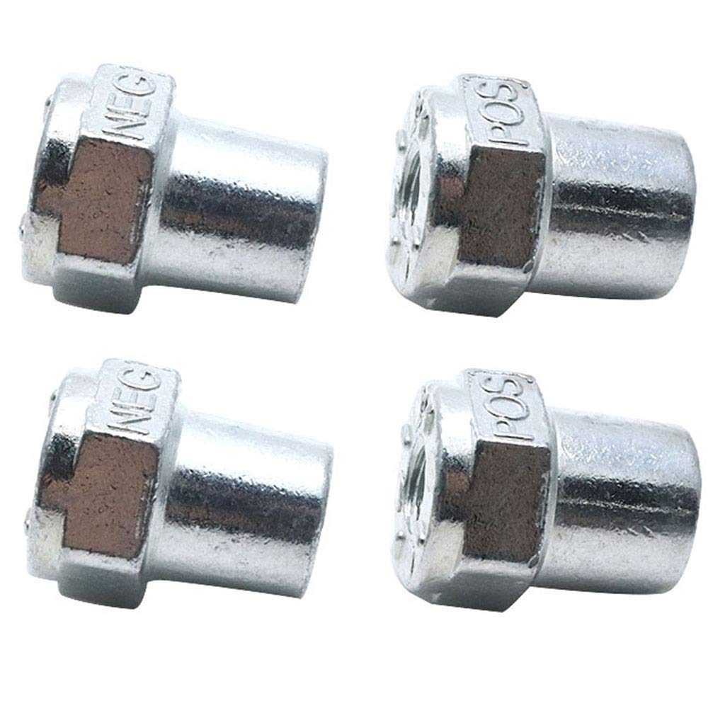 Buy AUTUT2 Pairs Car Positive Negative Battery Post Terminal Zinc Alloy