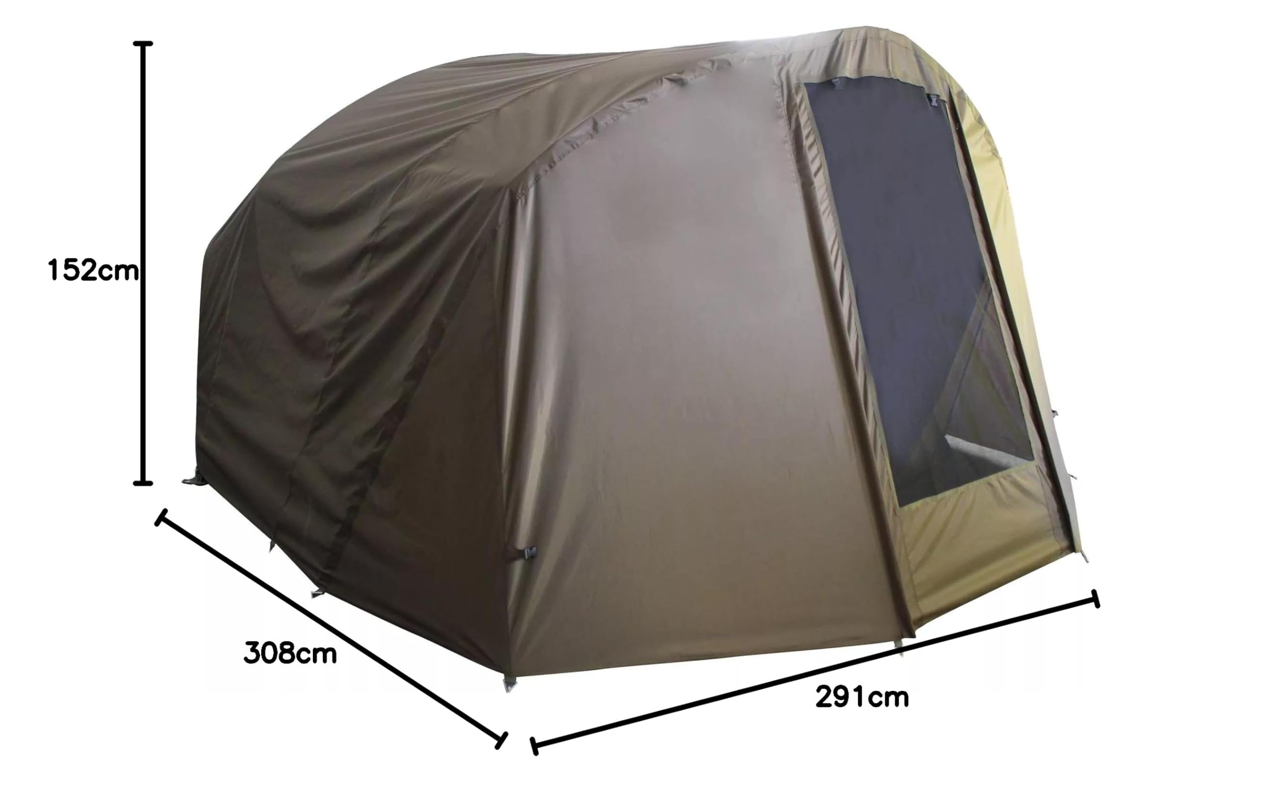 MK-Angelsport Angelzelt Überwurf für Fort Knox Air 2,5 Mann Angelzelt (kein Zelt nur Überwurf), Overwrap for Bivvy/Angelzelt