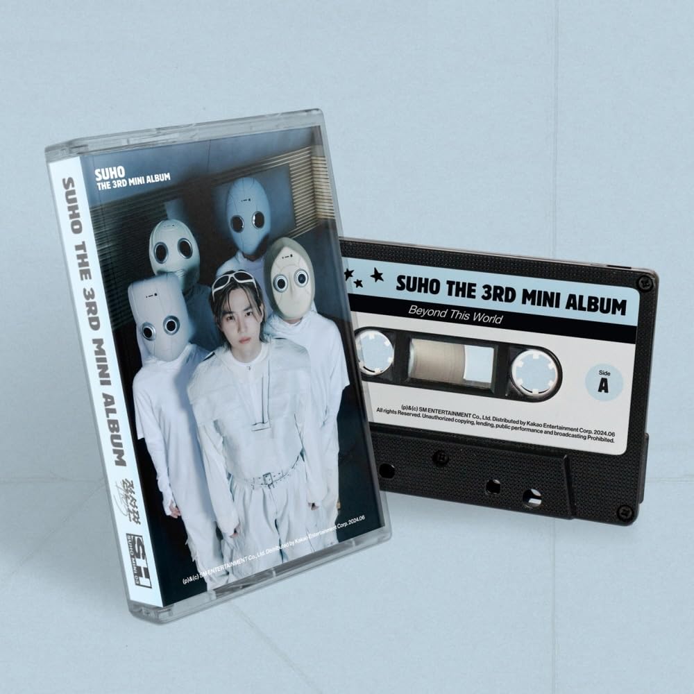 SUHO - 3rd Mini Album Point Line Plane (1 to 3) Tape version, Grey