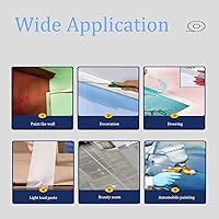 Vista 7 de Lazybug studio Masking Tape 1 inch Wide, 14 Pack Adhesive Painting Tape Bulk for General Purpose Use, 1 inch x 55 Yards x 14 Rolls, 770 Yards in