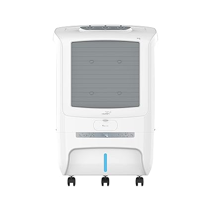 V-Guard Arido F70 Air Cooler | 70 Litre | Air Delivery- 4700 M3/H | Two Years Manufacturer'S Warranty On Motor & Pump, White