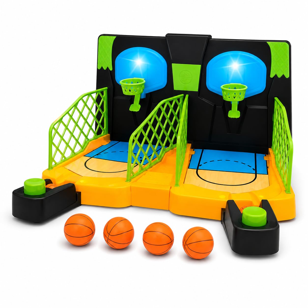 Mini Basketball Hoop Game for Kids Led Tabletop Arcade Toy Set Age 6+