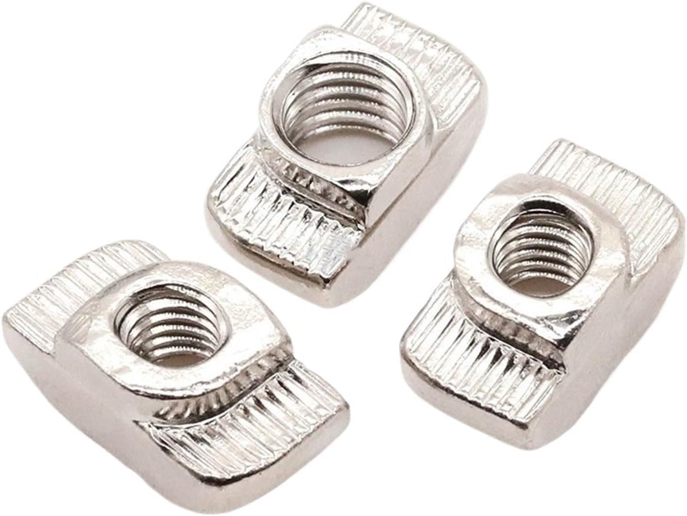 M3 M4 M5 M6 M8 Thread T Nut T-Slot Carbon Steel 2023 3030 4040 4545 Series Aluminum Profiles (Color : 20pcs Carbon Steel, Size : 40 T-nut M4)