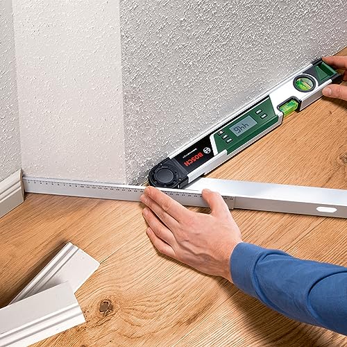 Bosch Home & Garden UniversalAngle Dijital Açı Ölçer (Çalışma aralığı: 0° - 220°, Kol Uzunluğu 40 cm
