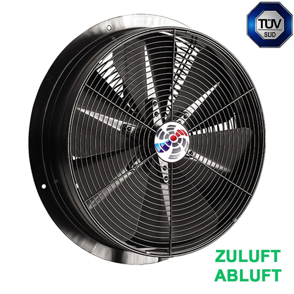 Axial Industrie Ventilator Gebläse Lüfter für Zuluft Abluft Wand Fenster BSM (BSM300)