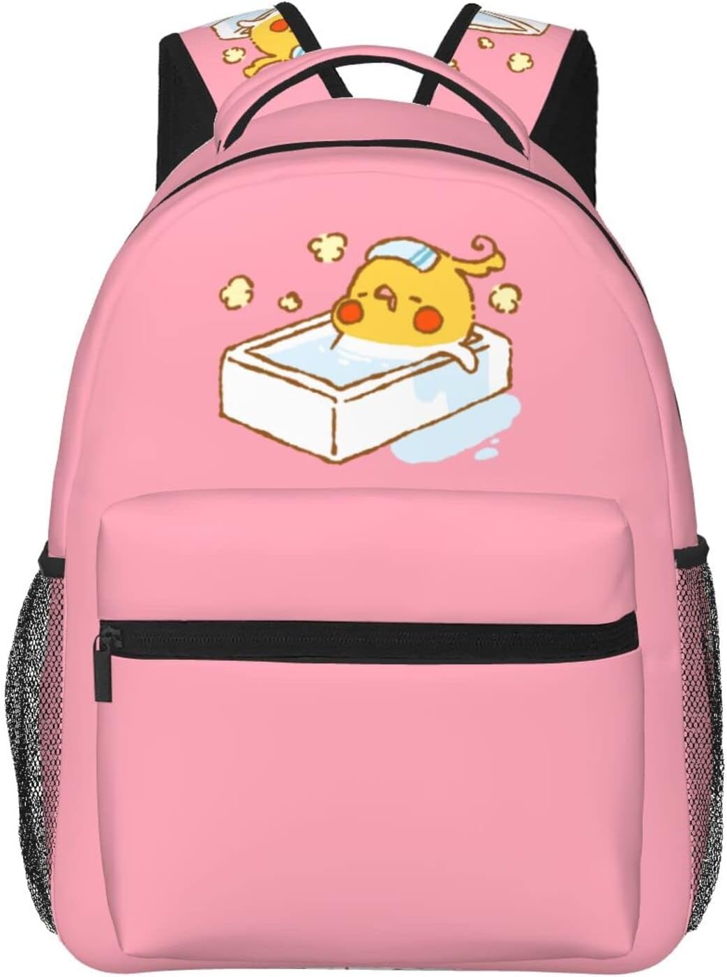 いオカメインコ イラスト (1) 軽量 学生用双肩背包 耐久性 通学・旅行・アウトドア対応