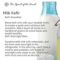 Vista 8 de Granos vivos de kéfir de leche - Live Active Starter Cultures Scoby para bebida probiótica casera para almendras, kéfir de coco o leche entera