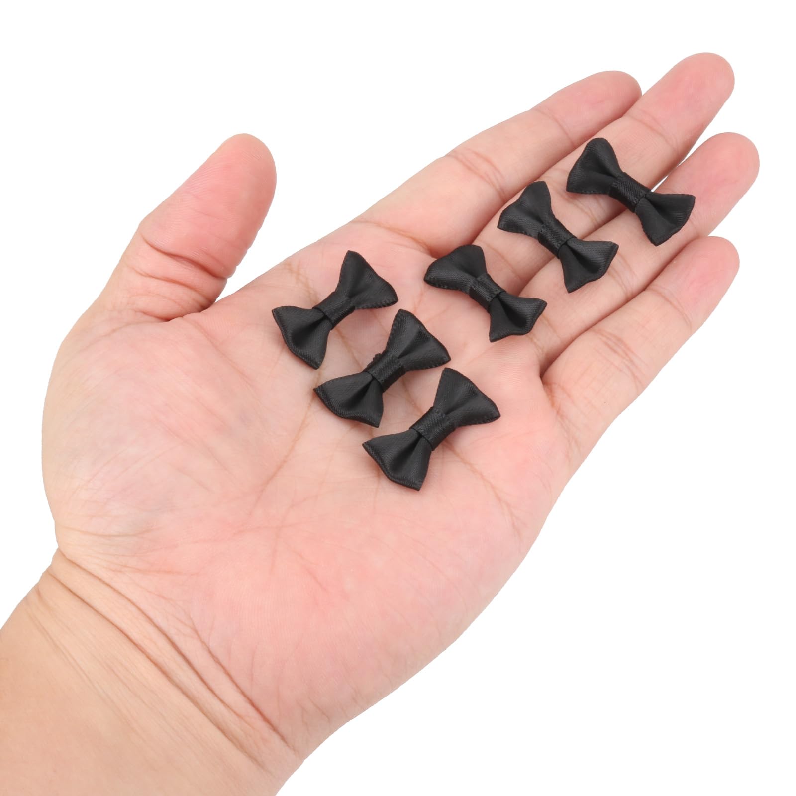 100 Fiocchi Di Nastro In Poliestere Giallo Brillante – Mini Fiocchetti 1.8×1.6 Pollici Per Decorazioni, Regali E Cucito Fai Da Te