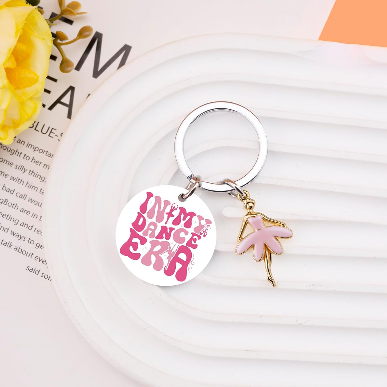 Dance Recital Gifts for Girls Dancer Ballerina Gifts for Girls Teens Cute Dance Keychain for Dancers Dance Teacher Gift Ideas Ballet Dancer Stuff Accessories Stocking Stuffers for Teen Girl - Image 2