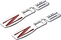 Vista 1 de Aimoll 2 emblemas de Chevy Corvette C6 Z06, insignias 3D de 505 CV de repuesto para Chevrolet Corvette C6 2006-2013 (rojo cromado)