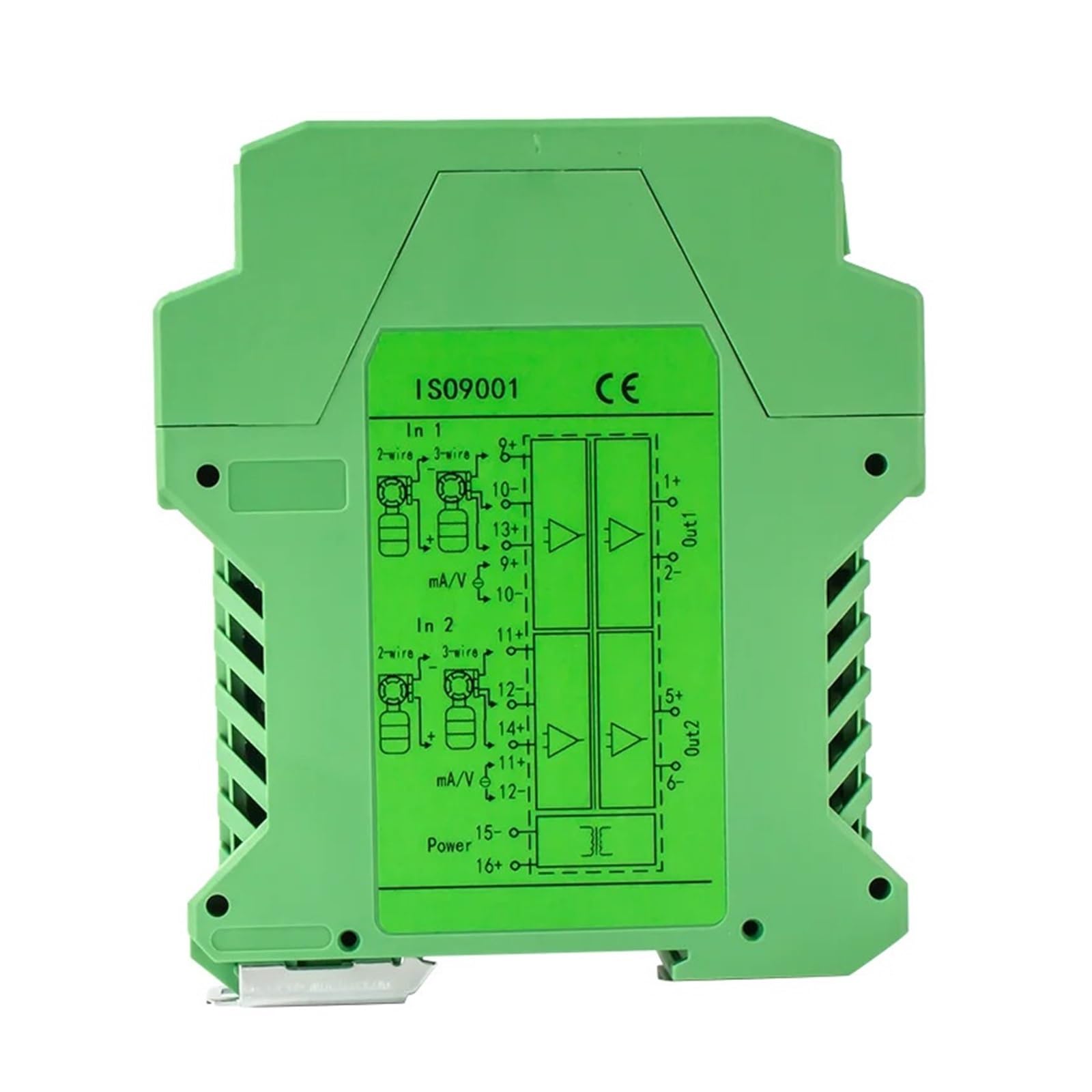 Amplificateur de signal 1 entrée 1 sortie CC 24V 4-20mA et convertisseur analogique
