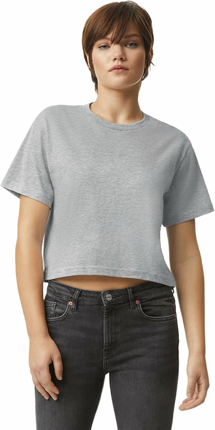 American Apparel Women's Fine Jersey Boxy Style G102 T-Shirt (2-Pack) - Image 2