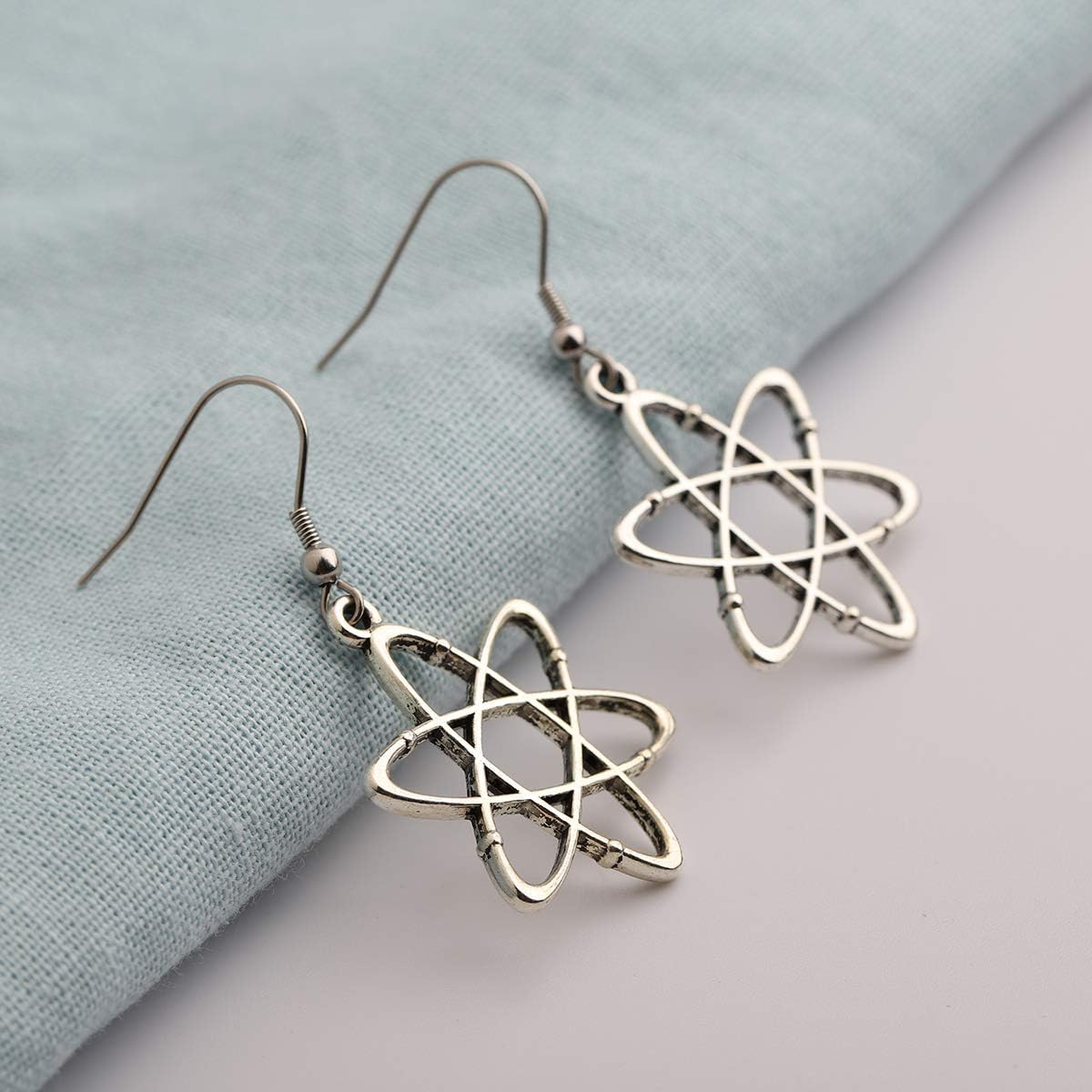 ENSIANTH Biology Chemistry Earrings Gift Science Graduation Microscope Charms Earrings - Image 5