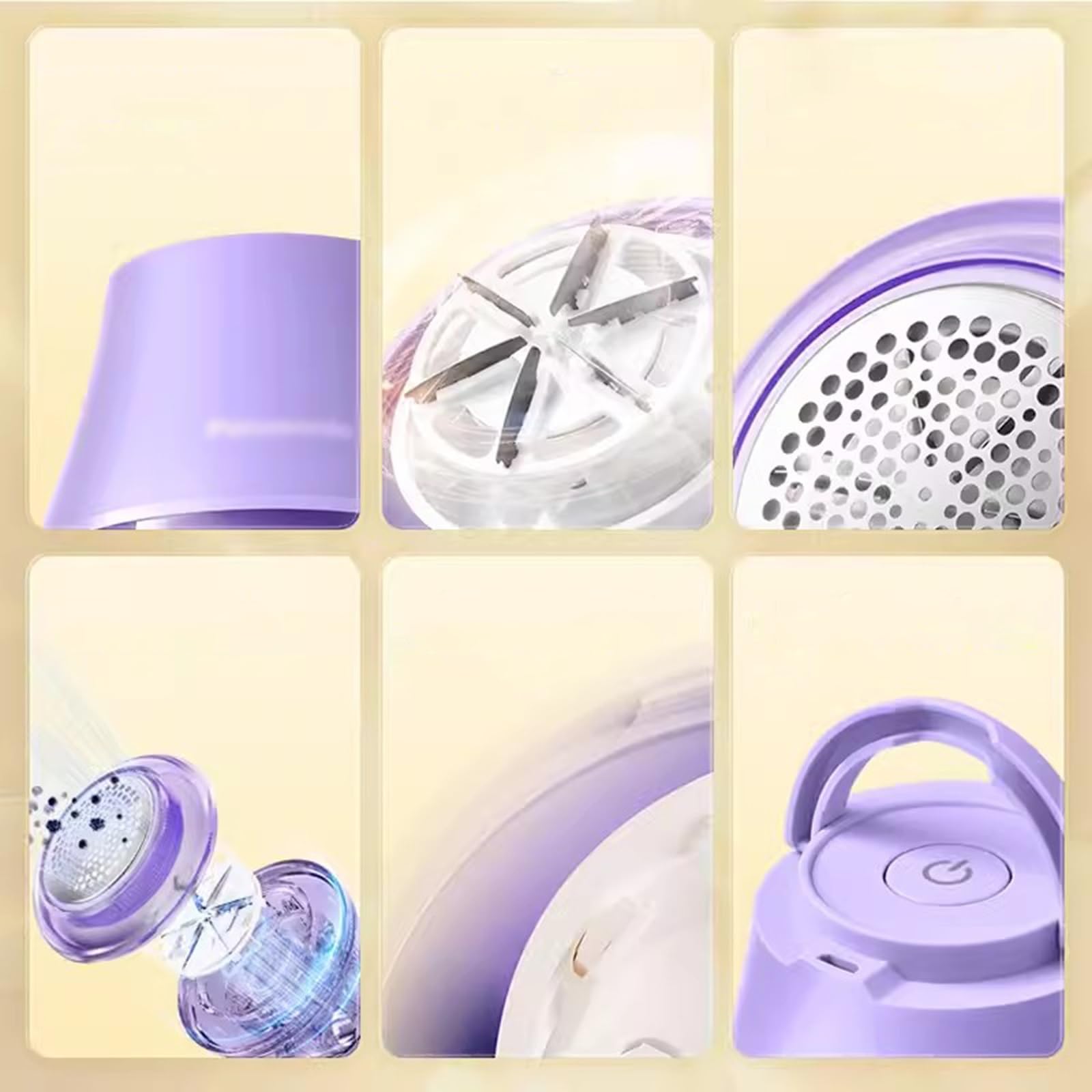 Quitapelusas eléctrico Cortadora de bolas de pelo, eliminador de pelusas, afeitadora de pelo, máquina de depilación de ropa for el hogar, máquina adhesiva de succión de pelo Removedor de Pelusa para R