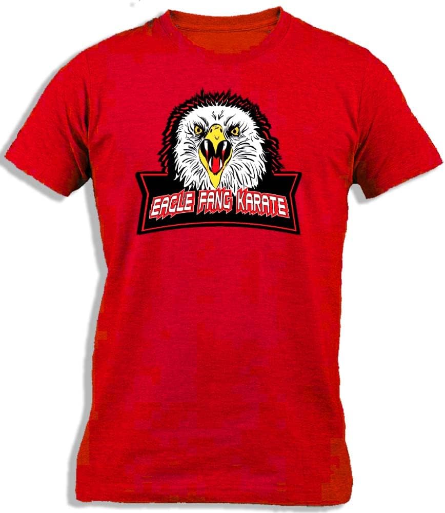 Eagle Fang Karate Logo | Cobra Kai | New Cobra Kai TV Series Logo | Karate Kid Cotton T-Shirt For Men