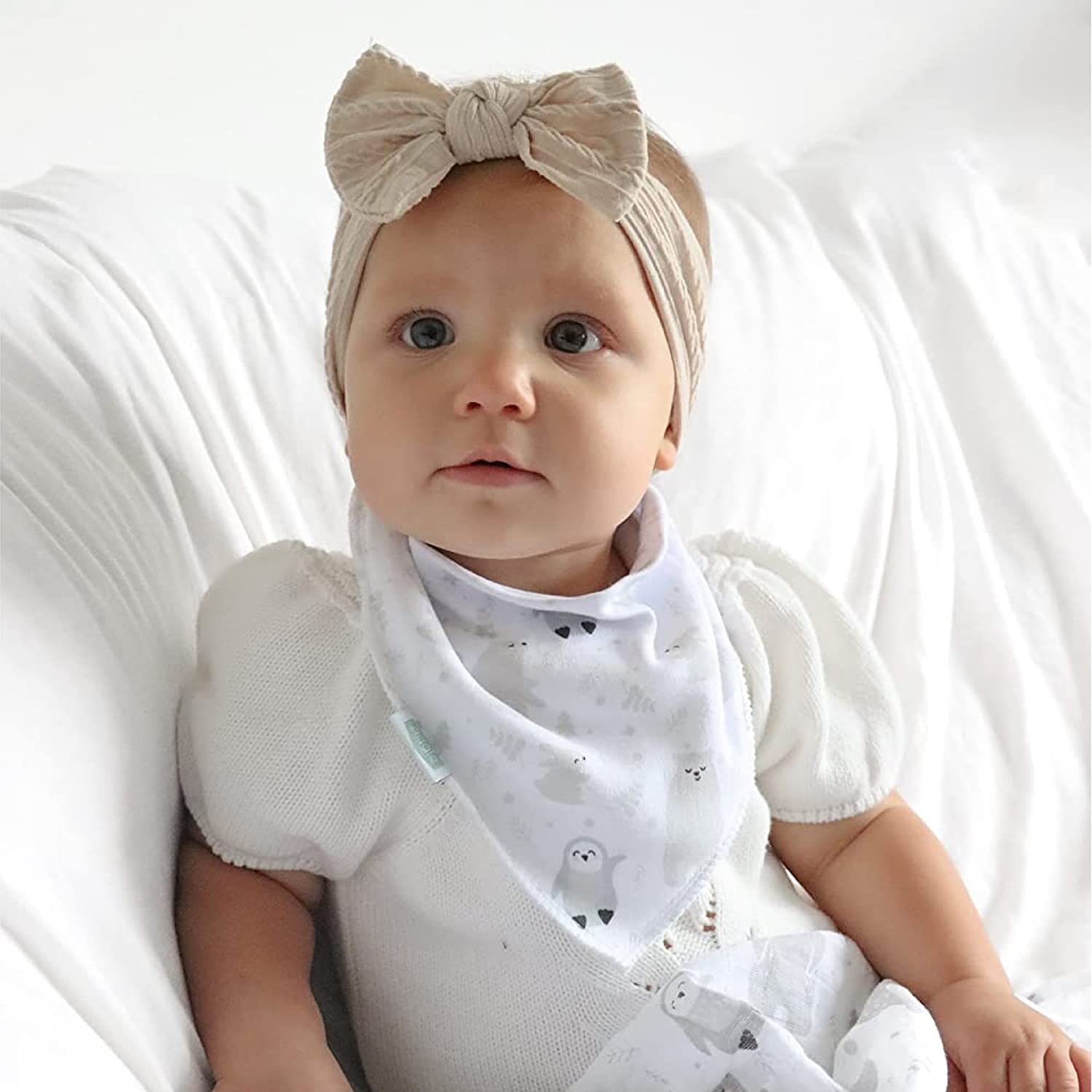 Bandana Dribble Bibs - Cotton Front Baby Bibs Newborn to 24 Months - Newborn Baby Gifts - Bibs For Comfortable Kids — view 19