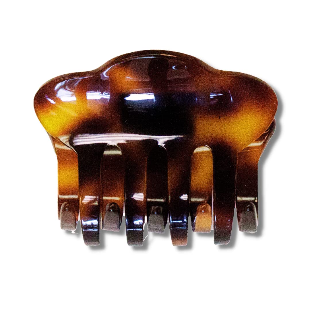 Mia Jaw Clamp, Hair Barrette, Hair Clip, Bun Maker, For Updos, French Twists, Work Out, Summer, Beautiful Tortoise Color, For Women, Teens, Girls 1pc
