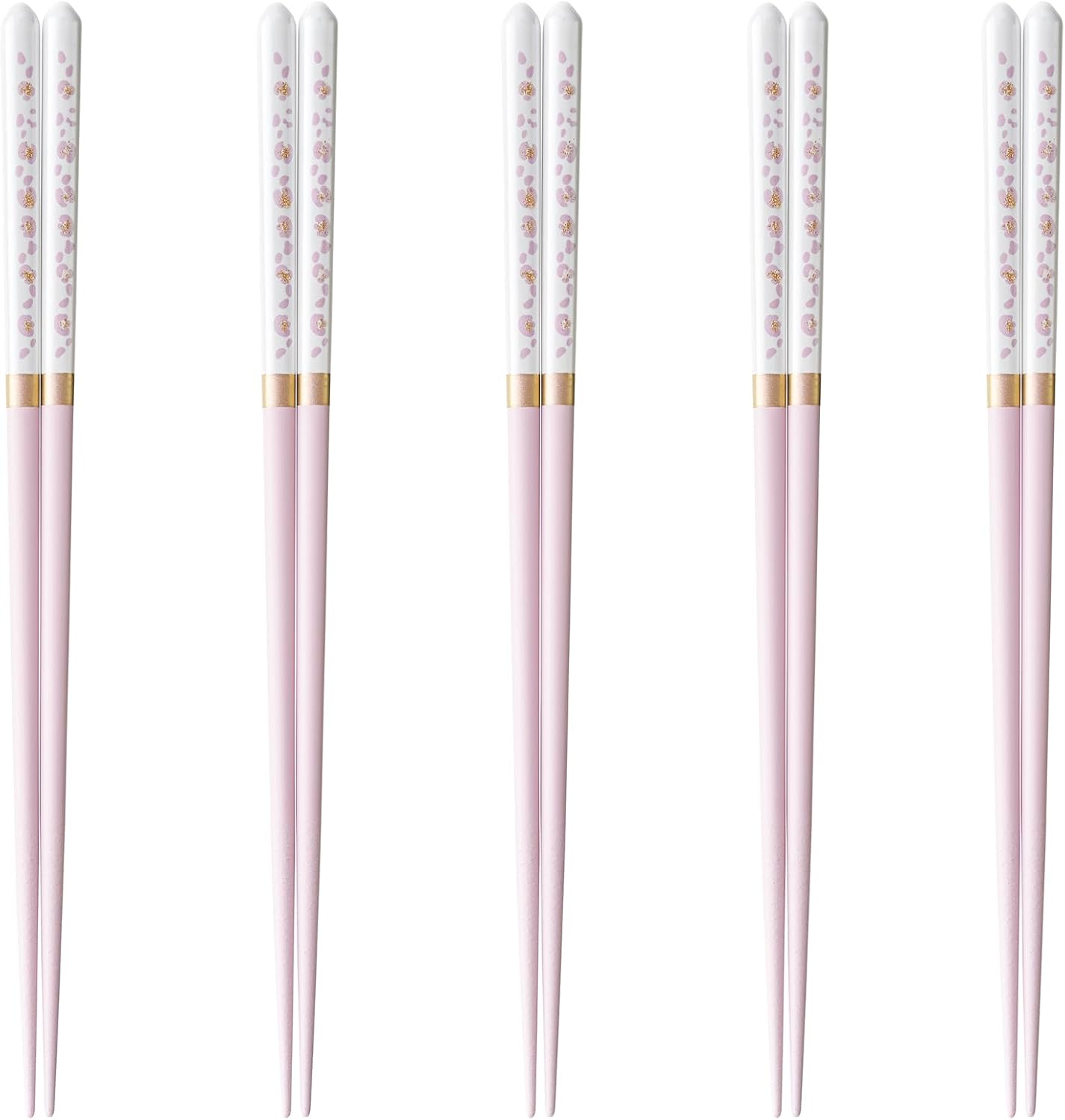 J-kitchens PID586411 Japanese Chopsticks, Set of 5 Pairs, Material: Wood, Chopsticks, Dishwasher Safe, Made in Japan