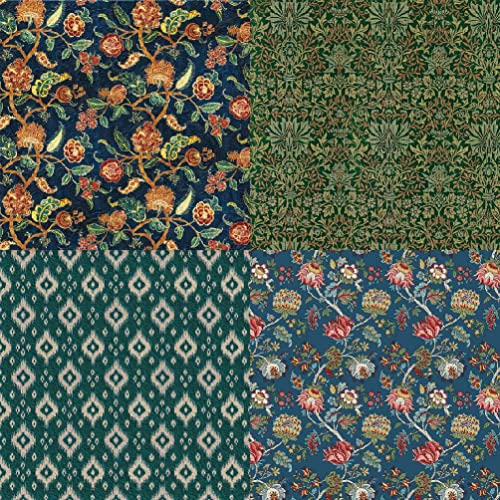 Zakhse Scrapbook Paper Pad 6"X6",Floral Patten Paper,48 Sheets Single-Sided Printed Cardstock Scrapbooking Supplies Kit Decorative Craft Paper Diy Card-Making Photo Album Backgrounds Origami Papers #TOP6
