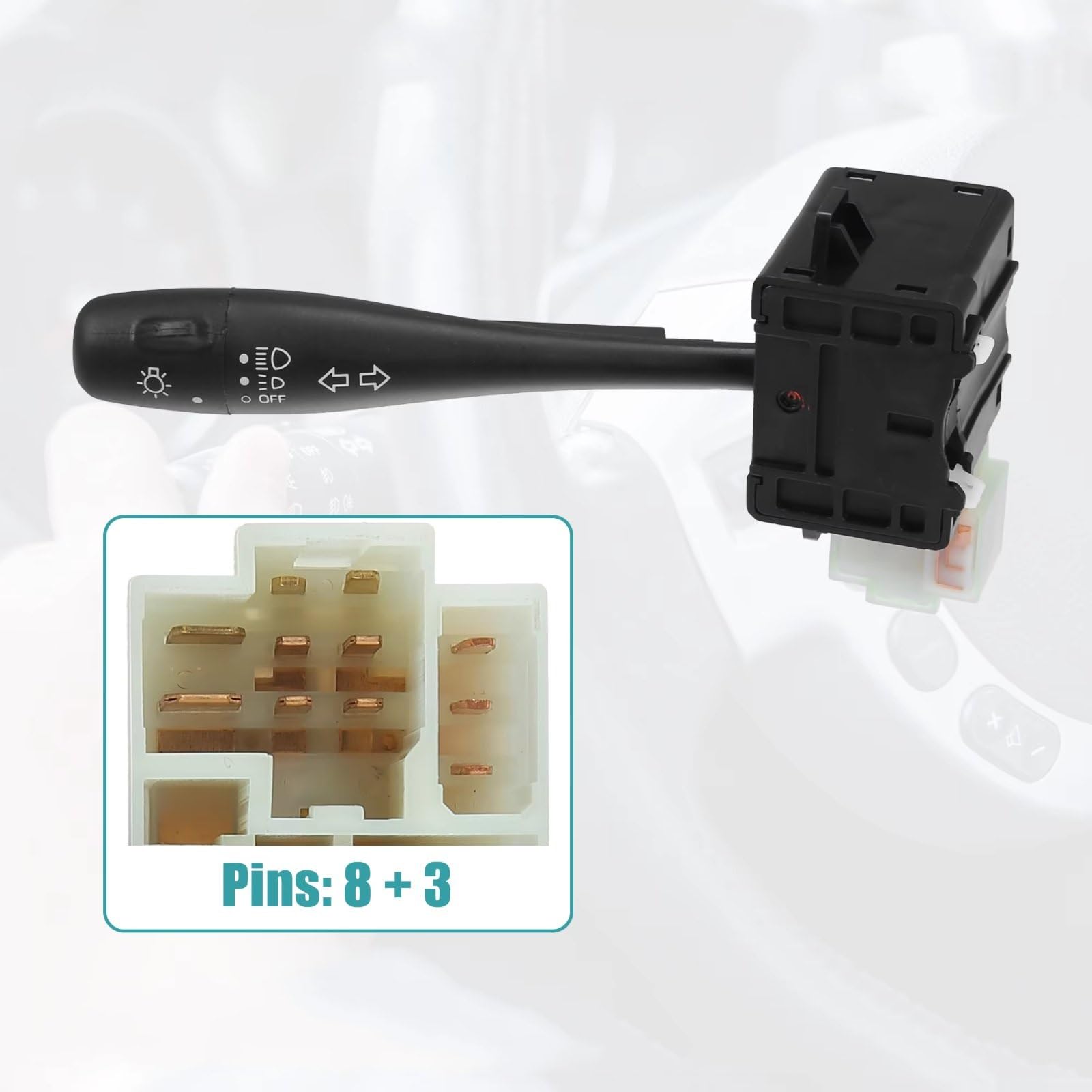 Mando Luz Indicadora Compatible Con Nissan Para Pathfinder 1994-1995 Para D21 1994 Para Pickup 1995 1pieza Interruptor Control De Crucero De Giro De Columna Dirección De Automóvil 25540-64Y00