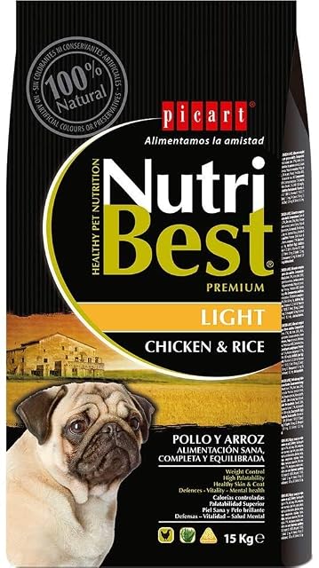 Nutribest Nutribest Dog Adult Light 15K 15000 g