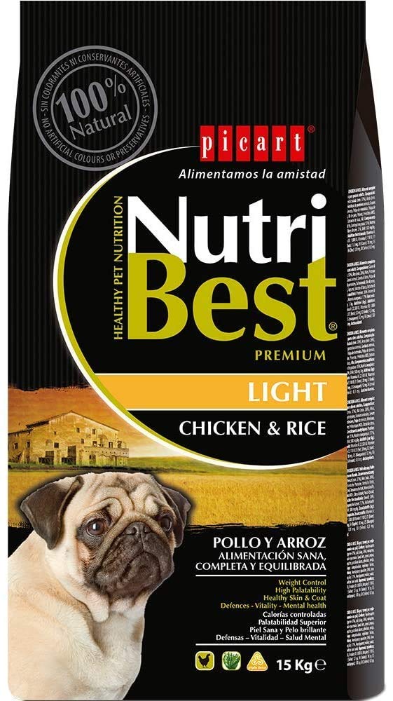 Nutribest Nutribest Dog Adult Light 15K 15000 g