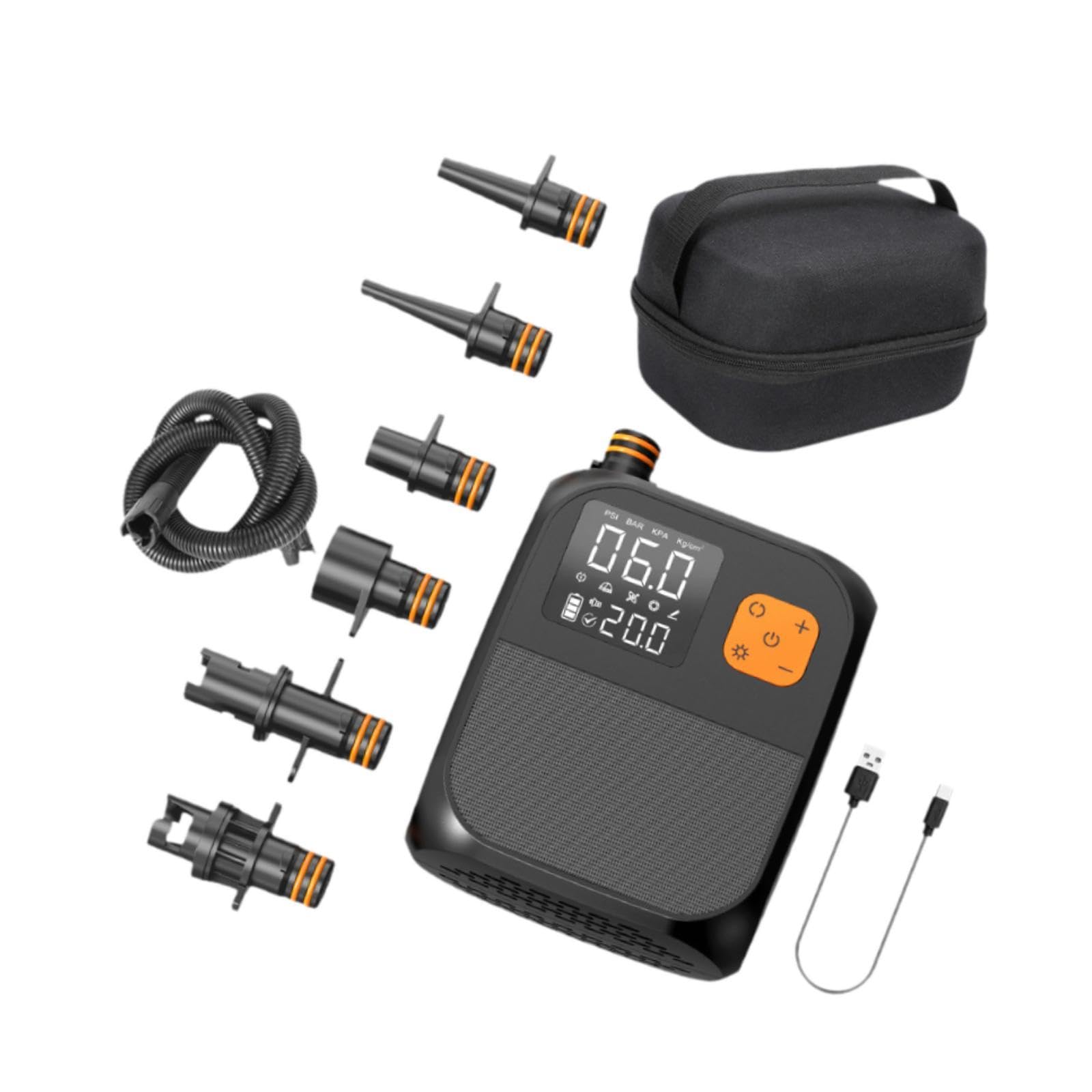 Sharplace Pompa ad ad Alta Pressione per Paddle Board, Comoda Pompa elettrica per gonfiare Rapidamente Piscine, Kayak, Barche, materassi