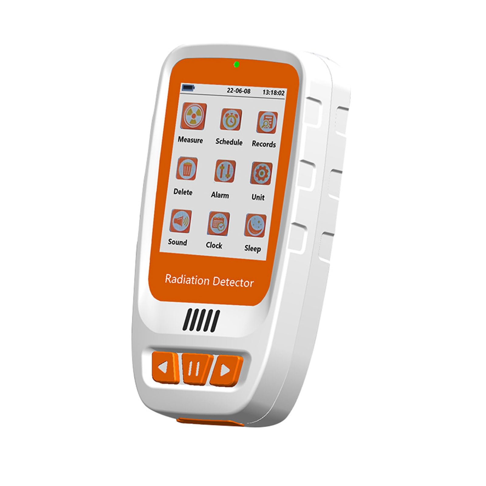 JITEM Geiger Contador Detector de radiación nuclear Dosímetro de radiación personal con alarma de luz de sonido portátil de alta precisión Beta Gamma Radiación Monitor Medidor